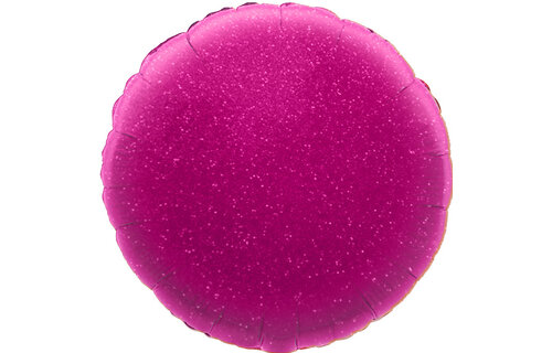 Round - Glittering Holographic Fuchsia - 18 inch - Oaktree