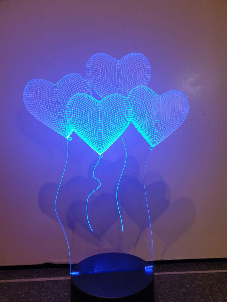 LS - LED Sign - incl houder