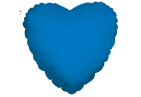 Heart - Royal Blue - 18 inch - Kaleidoscope.