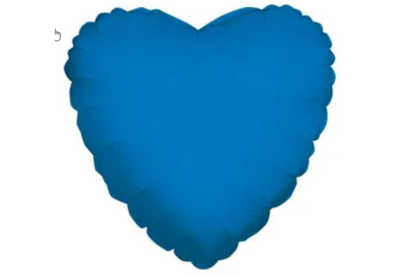 Heart - Royal Blue - 18 inch - Kaleidoscope.