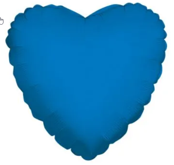 Heart - Royal Blue K18"/45cm - VP