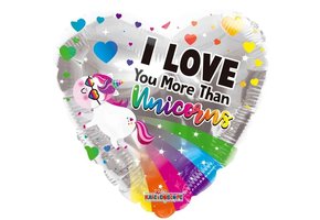 SALE > Heart - I Love You More than Unicorns - K18"