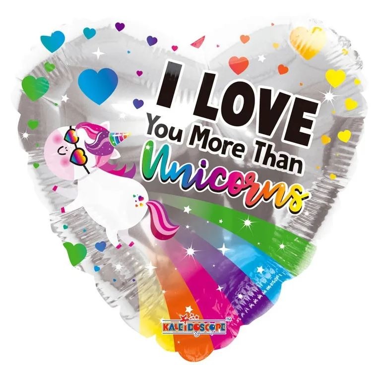 Heart - I Love You More than Unicorns - K18"