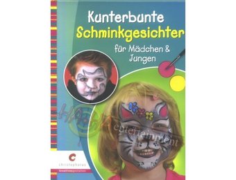 Kunterbunte Schminkgesichter fur Madchen&Jungen - SALE
