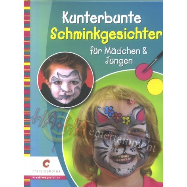 Kunterbunte Schminkgesichter fur Madchen&Jungen - SALE