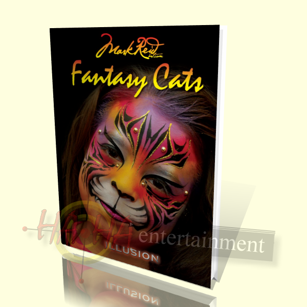 Illusion - Fantasy Cats - Face Painting - Mark Reid - Boek