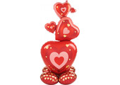 Airloonz - Stacking Hearts - A64 x 140cm