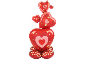 SALE > Airloonz - Stacking Hearts - A64 x 140cm