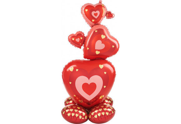 Airloonz - Stacking Hearts - A64 x 140cm
