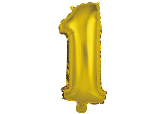 Cijfer Mini Gold - 1 - A34cm