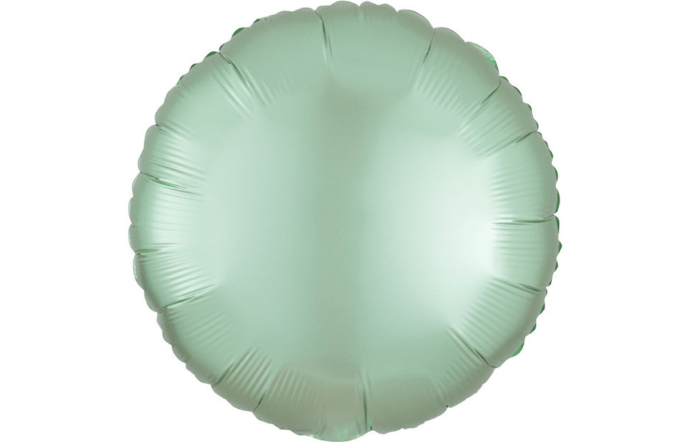 Round - Satin Luxe Mint Graan - 18 inch - Anagram