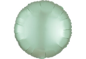 Round - Satin Luxe Mint Graan - 18 inch - Anagram