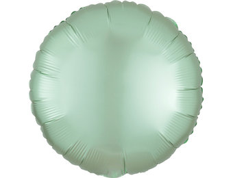 Round - Satin Luxe Mint Green - A18"/45cm