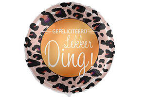 Gefeliciteerd Lekker Ding - 18"/45cm - 2 stuks ***