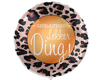 Gefeliciteerd Lekker Ding - 18"/45cm - 2 stuks ***