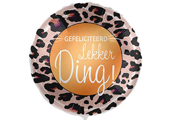 Gefeliciteerd Lekker Ding - 18"/45cm - 2 stuks ***