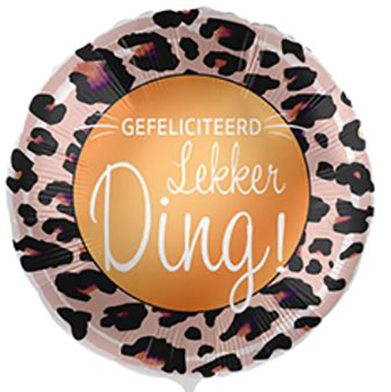 Gefeliciteerd Lekker Ding - 18"/45cm - 2 stuks ***