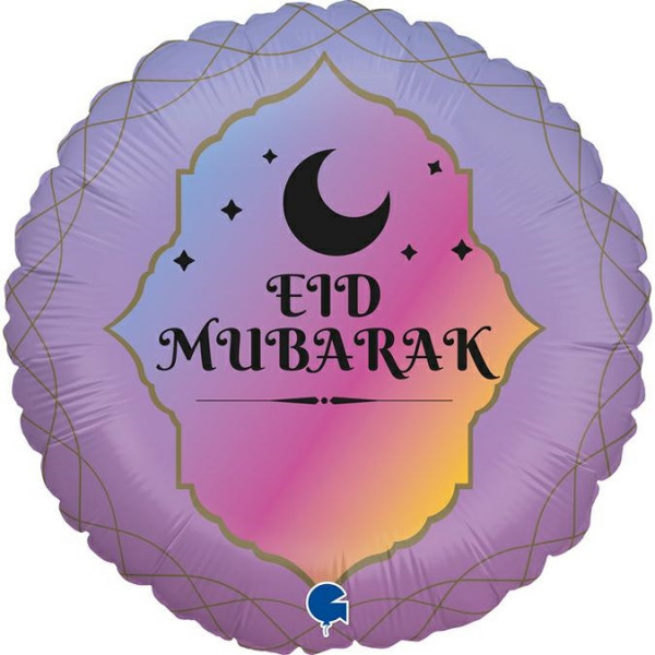Eid Mubarak - Lila - GR18"/45 cm