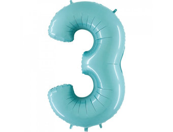 Cijfer Pastel Blue - 3 - HA24"/60cm