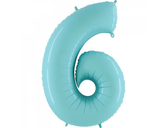 Cijfer Pastel Blue - 6 - HA24"/60cm