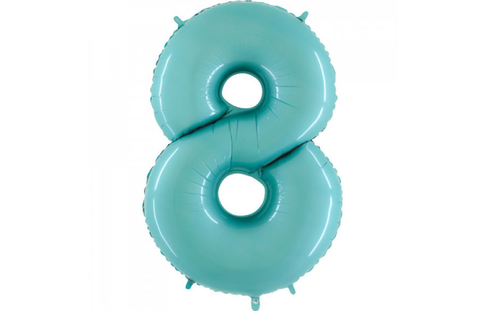 SALE > Cijfer Pastel Blue - 8 - 24 inch