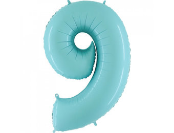 Cijfer Pastel Blue - 9 - HA24"/60cm