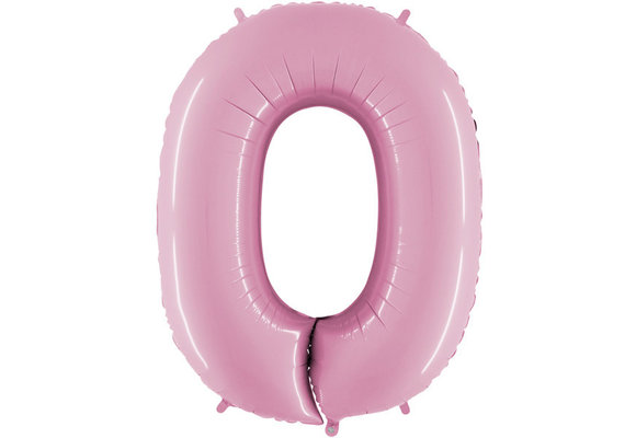SALE > Cijfer Pastel Pink - 0 - 24 inch - 2 stuks