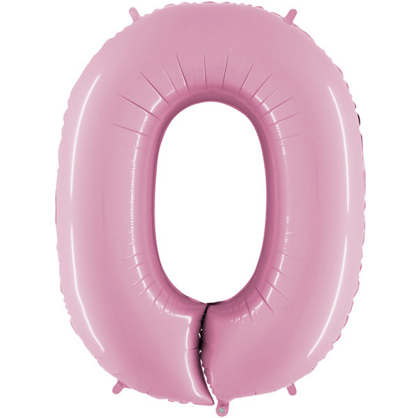 SALE > Cijfer Pastel Pink - 0 - 24 inch - 2 stuks