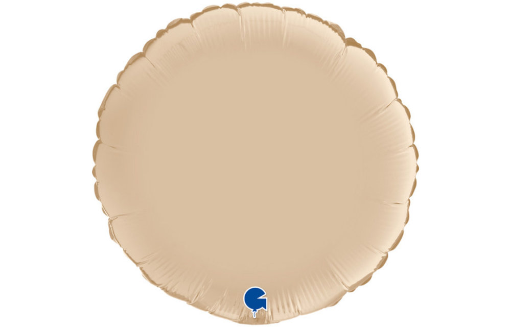 Round - Satin Cream - 18 inch - Grabo