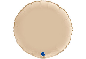 Round - Satin Cream - 18" - Grabo