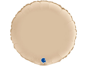 Round - Satin Cream - 18" - Grabo