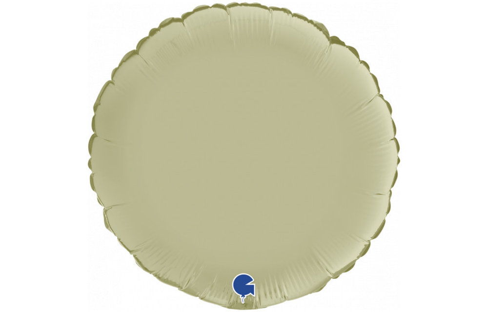 Round - Satin Olive Green - 18 inch - Grabo