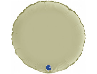 Round - Satin Olive Green - 18" - Grabo