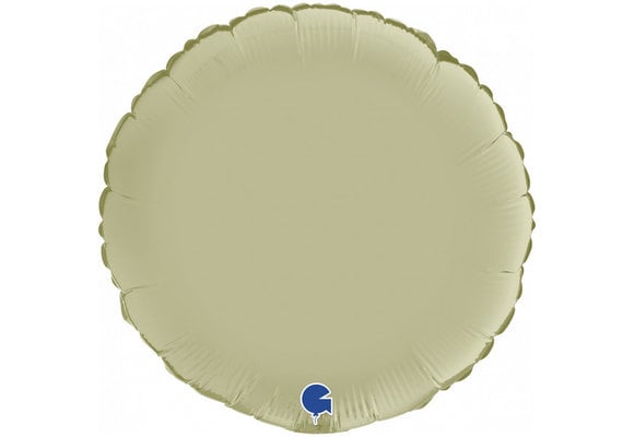 Round - Satin Olive Green - 18" - Grabo