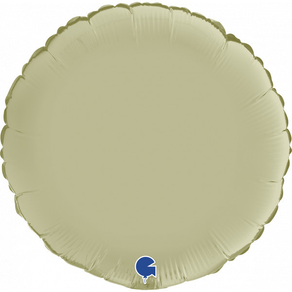 Round - Satin Olive Green - 18" - Grabo