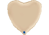 Heart - Satin Cream - 18" - Grabo