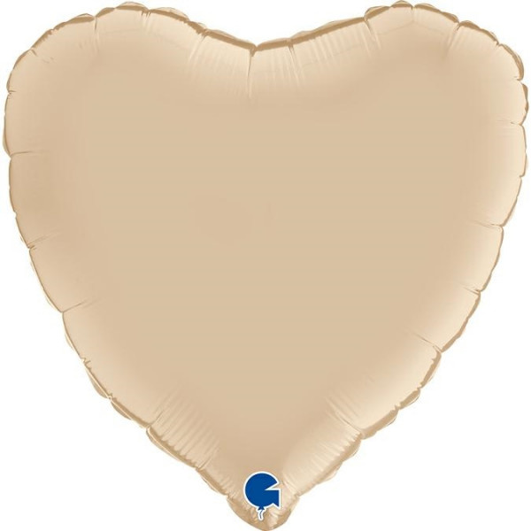 Heart - Satin Cream - 18" - Grabo
