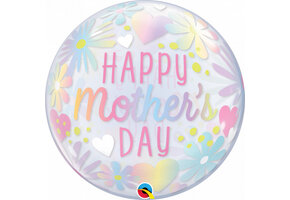 BUBBLE Mother's Day Floral Pastel - 22 inch - Qualatex