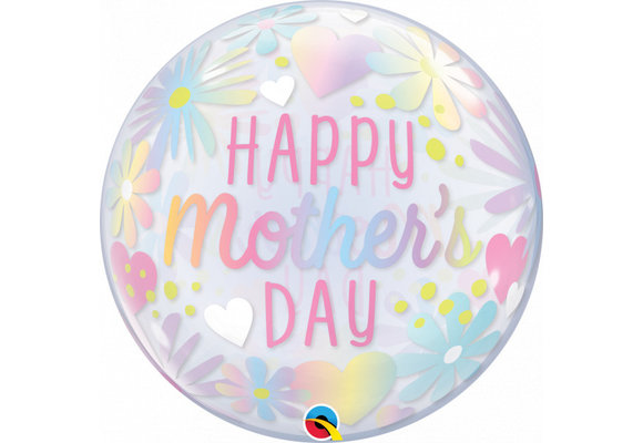 BUBBLE Mother's Day Floral Pastel - 22 inch - Qualatex