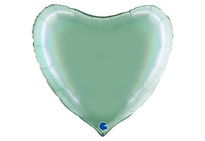 Heart - Platinum Tiffany - GR36"/91cm