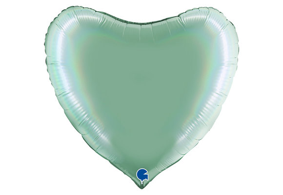 Heart - Platinum Tiffany - 36"/91cm - Grabo