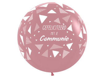 R24 - Communie Triangles - Rosewood 010 - 3 Stuks