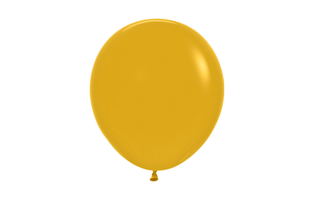 18 inch Sempertex FSH - Mustard 023 - 25 pieces