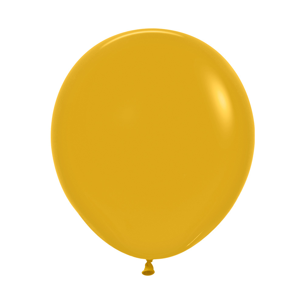 18 inch Sempertex FSH - Mustard 023 - 25 pieces