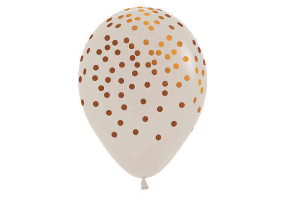 R12 - Confetti Copper Ink - White Sand 071 - 25 Stuks