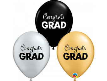 Q.11 Congratulations Grad - Gold/Silver/Onyx Black