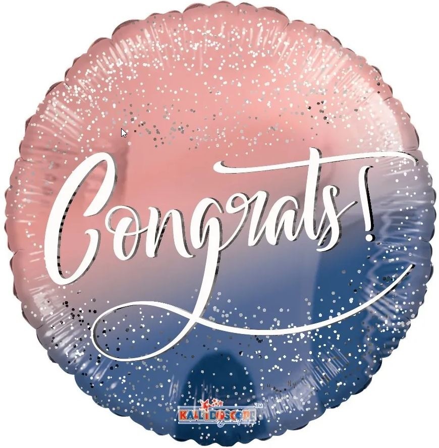 Congrats - Pink/Blue - K18"