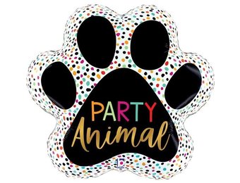 Party Animal - Paw Print - GR31inch