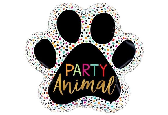 Party Animal - Paw Print - GR31inch