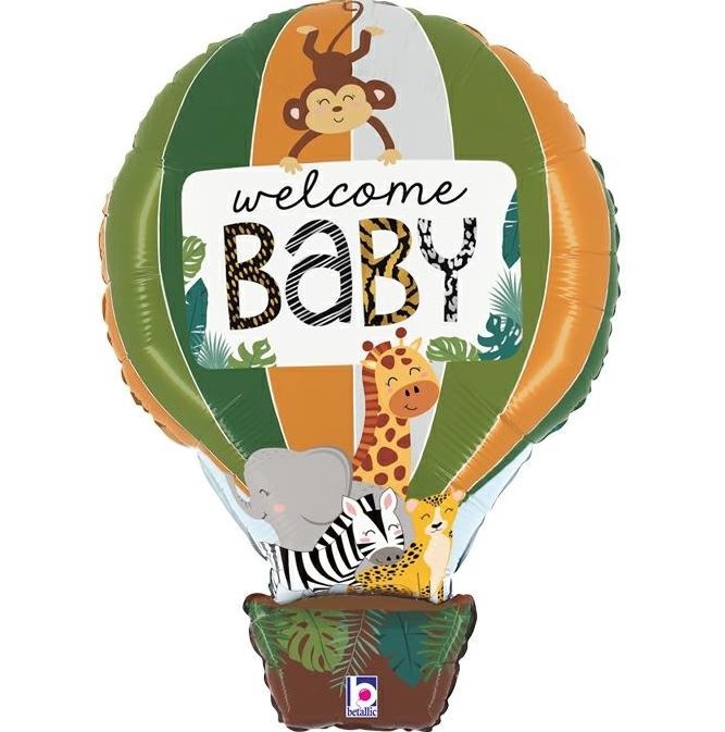 Welcome Baby - Jungle Animals - 30 inch - Grabo